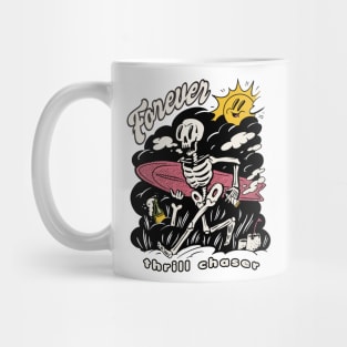 Sunny Skeleton Surf Mug